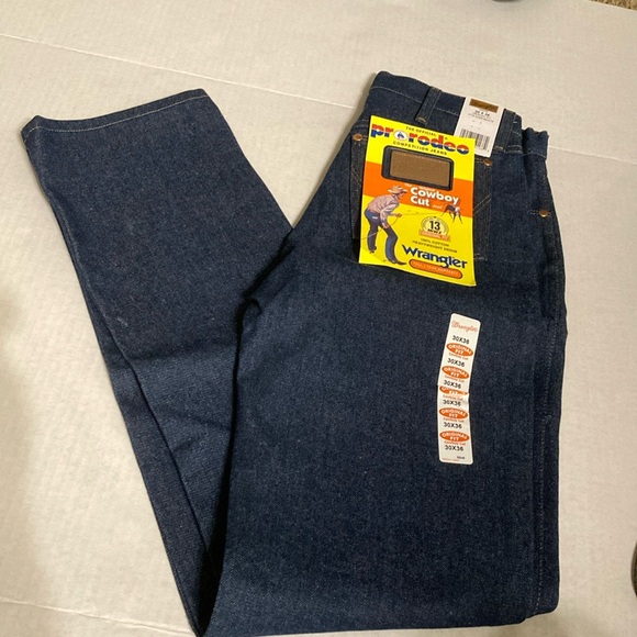 Wrangler Other - Wrangler pro rodeo competition jeans New size 30/36